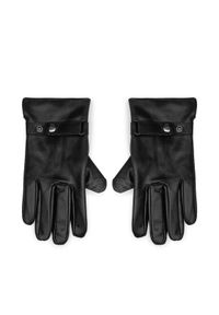Lasocki Rękawiczki Męskie 2M6-004-AW22 M/L Czarny. Kolor: czarny. Materiał: skóra #1