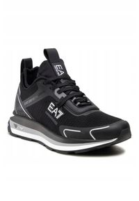 EA7 Emporio Armani - EA7 Czarne sneakersy męskie. Kolor: czarny #7