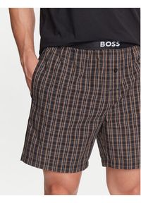 BOSS Piżama Easy 50545944 Czarny Regular Fit. Kolor: czarny. Materiał: bawełna