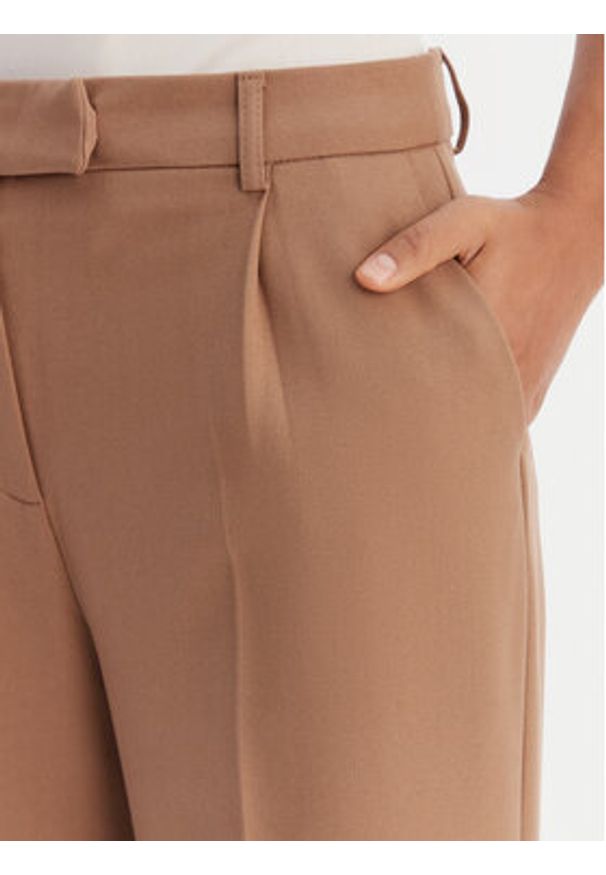 Morgan Spodnie palazzo 261-PFALI.F Brązowy Wide Leg. Kolor: brązowy. Materiał: syntetyk