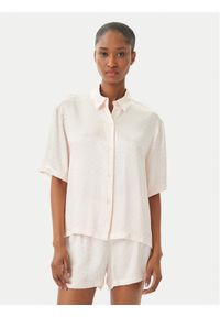 Hugo - HUGO Koszulka piżamowa Style B 50561023 Różowy jasny Oversize. Kolor: różowy. Materiał: wiskoza #1