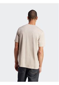 Adidas - adidas T-Shirt IB6143 Beżowy Regular Fit. Kolor: beżowy. Materiał: bawełna #7