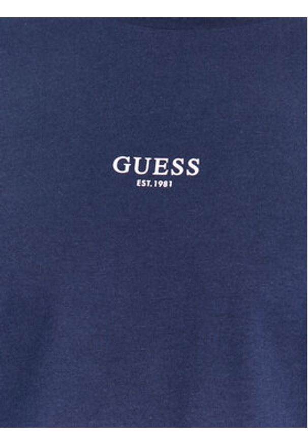 Guess Piżama U2BX00 KBZG0 Niebieski Regular Fit. Kolor: niebieski. Materiał: bawełna