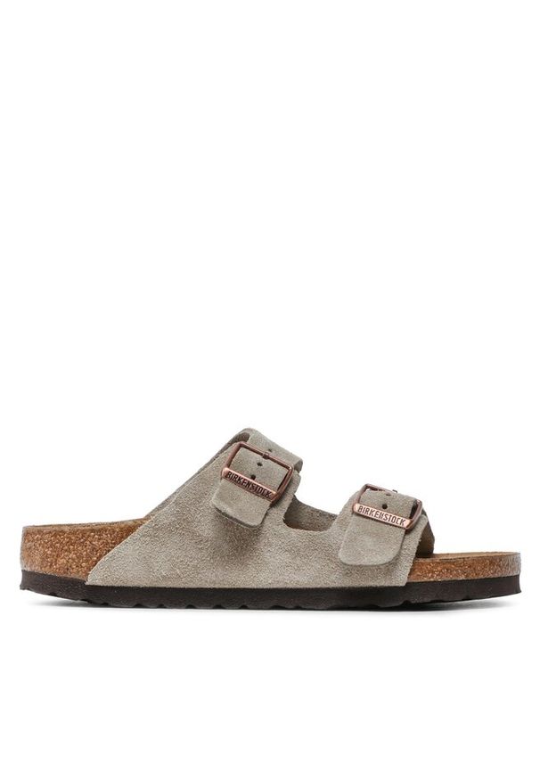Klapki Birkenstock. Kolor: szary