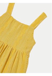 Mayoral Sukienka letnia 3950 Żółty Regular Fit. Kolor: żółty. Materiał: syntetyk. Sezon: lato #4