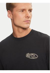 Quiksilver T-Shirt Right Point AQYZT09905 Czarny Regular Fit. Kolor: czarny. Materiał: bawełna