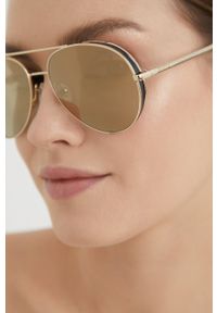 Guess okulary przeciwsłoneczne damskie kolor złoty. Kolor: złoty #3