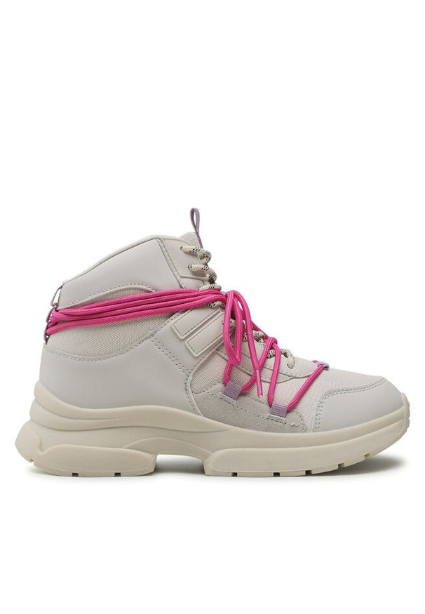 Sneakersy Nylon Red. Kolor: beżowy. Materiał: nylon