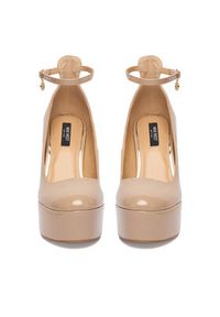 Nine West Czółenka CEO-DALILA-02 Beżowy. Kolor: beżowy. Materiał: materiał #6