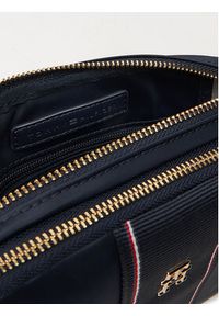 TOMMY HILFIGER - Tommy Hilfiger Torebka Poppy Camera Bag Corp AW0AW17230 Granatowy. Kolor: niebieski. Materiał: skórzane #4