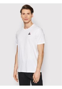 Le Coq Sportif T-Shirt 2120202 Biały Regular Fit. Kolor: biały. Materiał: bawełna