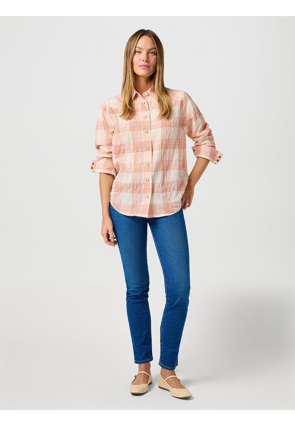 Wrangler - WRANGLER DAMSKIE SPODNIE JEANSOWE WRANGLER SLIM SERENE STORM 112362592