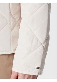 TOMMY HILFIGER - Tommy Hilfiger Kurtka puchowa Collarless Quilted WW0WW37355 Beżowy Regular Fit. Kolor: beżowy. Materiał: puch, syntetyk