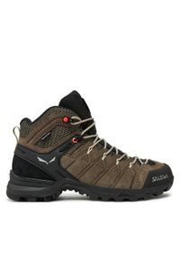 Salewa Trekkingi Ws Alp Mate Mid Wp 61385-5085 Brązowy. Kolor: brązowy. Materiał: skóra, zamsz