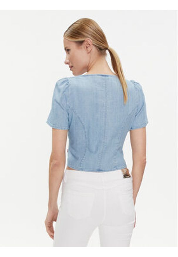 Levi's® Bluzka Pascale A7332-0004 Niebieski Regular Fit. Kolor: niebieski. Materiał: bawełna
