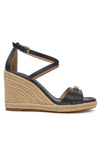 MICHAEL Michael Kors Espadryle Mandy Wedge 40R5MAMS2L Czarny. Kolor: czarny. Materiał: skóra