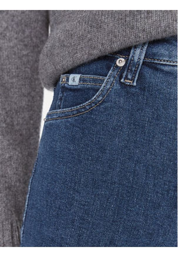 Calvin Klein Jeans Jeansy J20J221585 Niebieski Skinny Fit. Kolor: niebieski
