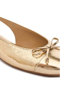 MICHAEL Michael Kors Baleriny Piper Sling 40S6PIFP1M Złoty. Kolor: złoty. Materiał: skóra, syntetyk #4