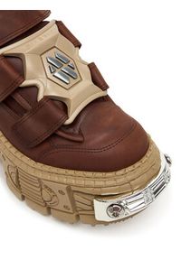 NEW ROCK Sneakersy M-WALL285-C16 Brązowy. Kolor: brązowy. Materiał: skóra #6