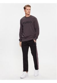 Hugo Spodnie dresowe Darst 50497953 Czarny Regular Fit. Kolor: czarny. Materiał: dresówka, bawełna #4