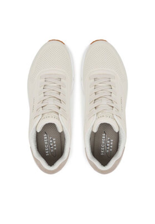 skechers - Skechers Sneakersy 183920/TPE Beżowy. Kolor: beżowy. Materiał: skóra