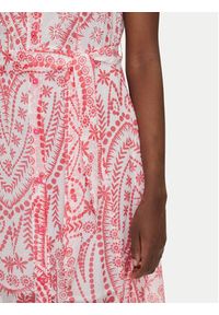 Iconique Sukienka koszulowa IC25-040 Różowy Regular Fit. Kolor: różowy. Materiał: bawełna. Typ sukienki: koszulowe #4