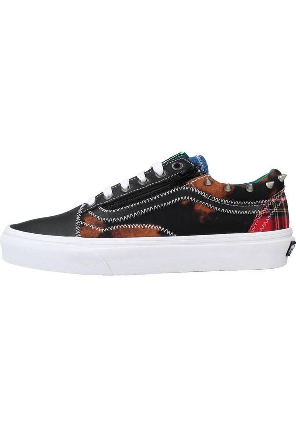 Tenisówki Vans Model Ua Old Skool Zip Kolor Nadruk Zwierzęcy. Kolor: wielokolorowy. Materiał: tkanina, skóra. Wzór: motyw zwierzęcy, nadruk