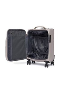 Guess Walizka kabinowa Norom Travel TWSN90 91983 Beżowy. Kolor: beżowy. Materiał: skóra #4