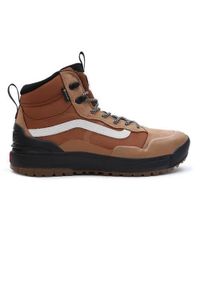 Buty do chodzenia męskie Vans Ultrarange Exo Hi Gore-tex. Zapięcie: sznurówki. Kolor: wielokolorowy, brązowy. Materiał: materiał. Szerokość cholewki: normalna. Technologia: Gore-Tex. Sport: turystyka piesza