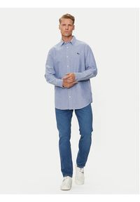 Wrangler Koszula 112350481 Niebieski Regular Fit. Kolor: niebieski. Materiał: bawełna