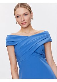 Lauren Ralph Lauren Sukienka koktajlowa 253855241005 Niebieski Regular Fit. Kolor: niebieski. Materiał: syntetyk. Styl: wizytowy #3