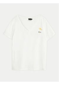 Desigual T-Shirt Vini 24WWTK41 Biały Regular Fit. Kolor: biały. Materiał: bawełna #3