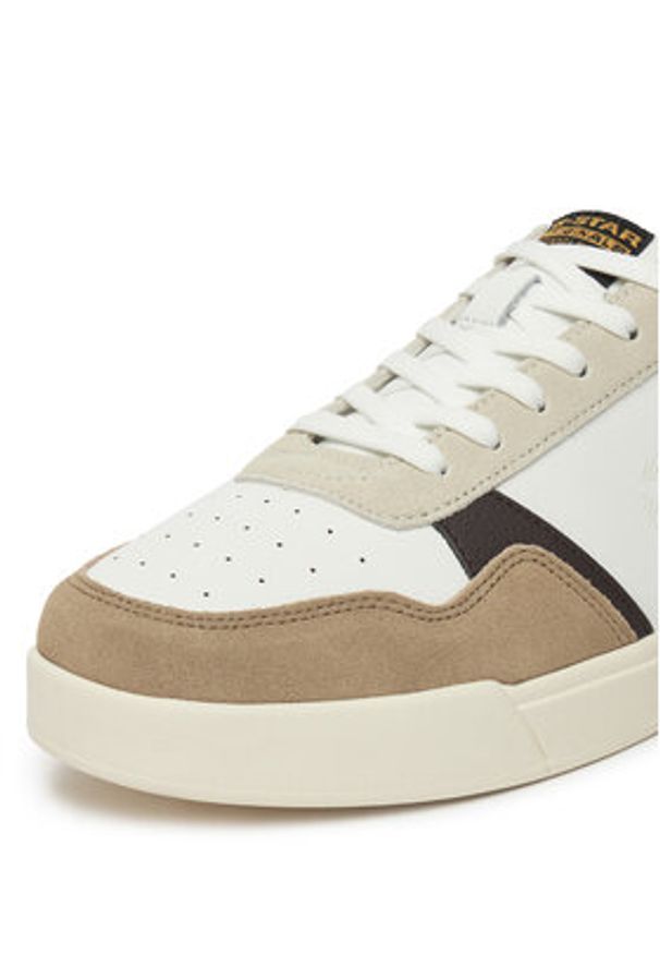 G-Star RAW - G-Star Raw Sneakersy V5-10502 Biały. Kolor: biały. Materiał: skóra