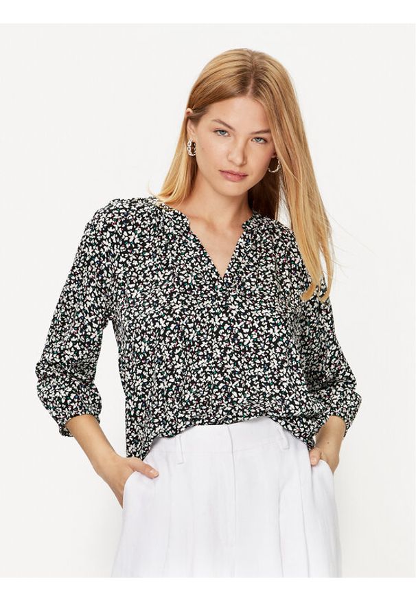 s.Oliver Bluzka 2129724 Czarny Relaxed Fit. Kolor: czarny. Materiał: wiskoza