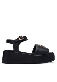 Love Moschino - LOVE MOSCHINO Sandały JA16127I0OIA0000 Czarny. Kolor: czarny. Materiał: materiał #1