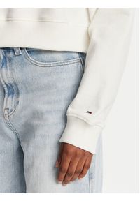 Tommy Jeans Bluza DW0DW21345 Biały Relaxed Fit. Kolor: biały. Materiał: bawełna
