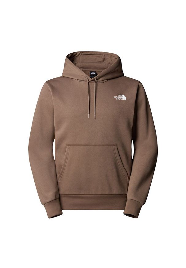 Bluza męska The North Face Simple Dome 0A89FCBOW1 - brązowa. Okazja: na co dzień. Typ kołnierza: bez kaptura. Kolor: brązowy. Materiał: materiał, poliester, bawełna. Styl: klasyczny, casual