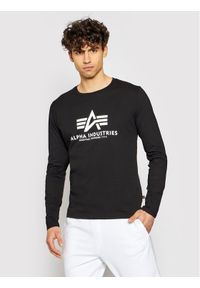 Alpha Industries Longsleeve Basic T-Ls 100510 Czarny Standard Fit. Kolor: czarny. Materiał: bawełna. Długość rękawa: długi rękaw #1