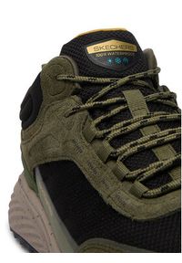 skechers - Skechers Sneakersy Bounder Rse 232961 OLBK Khaki. Kolor: brązowy. Materiał: nubuk, skóra #6