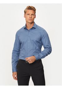 Calvin Klein Koszula K10K113546 Niebieski Regular Fit. Kolor: niebieski. Materiał: bawełna