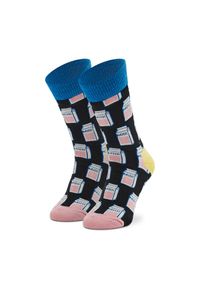 Happy-Socks - Skarpety Wysokie Dziecięce Happy Socks. Kolor: czarny #1