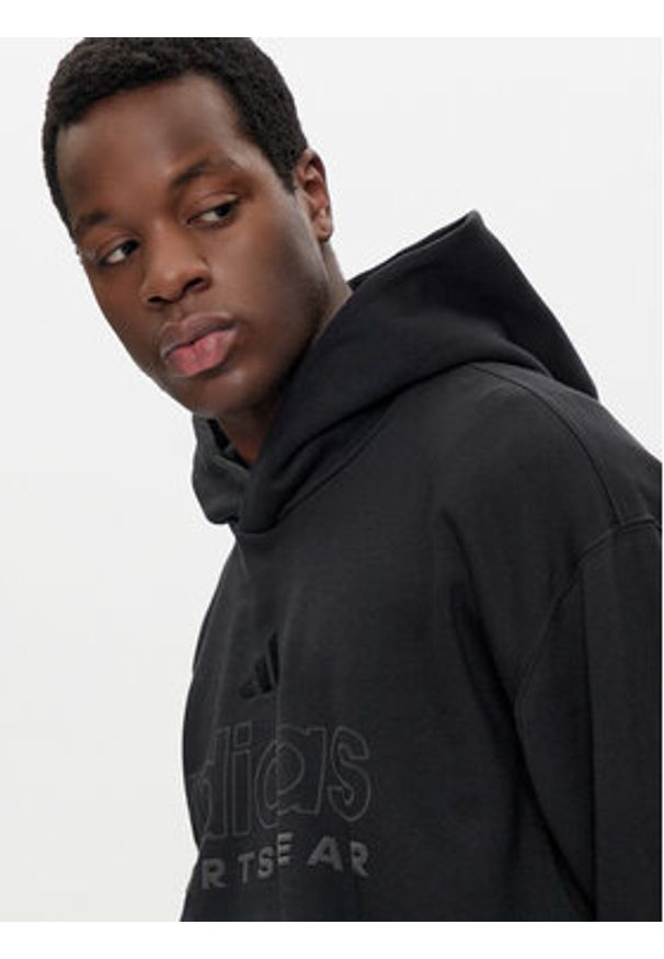 Adidas - adidas Bluza ALL SZN Fleece Graphic IX1266 Czarny Loose Fit. Kolor: czarny. Materiał: bawełna