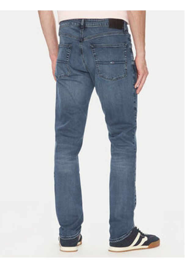 Tommy Jeans Jeansy Scanton DM0DM21006 Granatowy Slim Fit. Kolor: niebieski