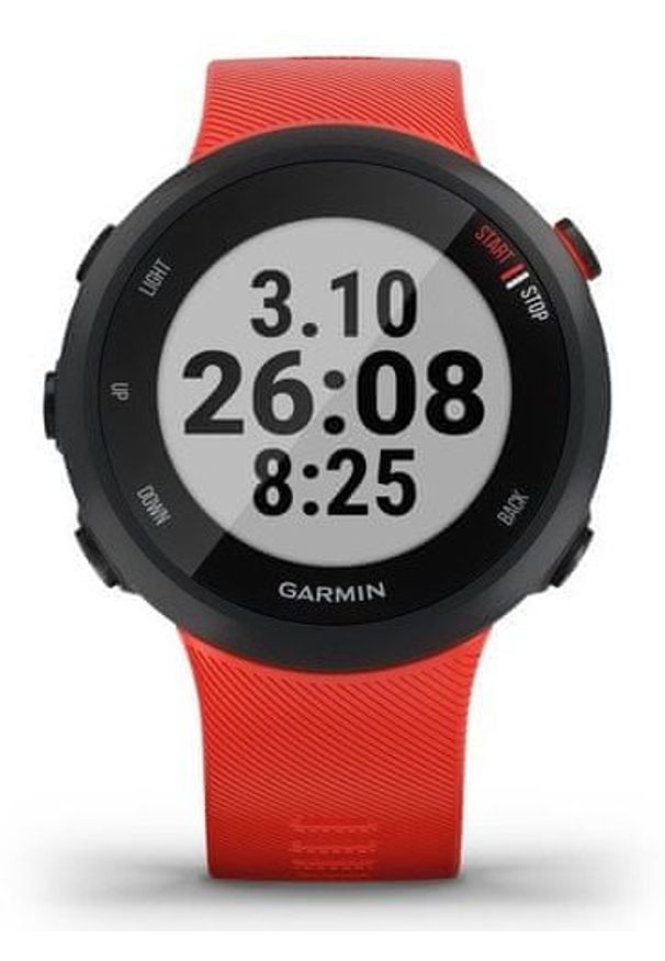 GARMIN - Garmin smartwatch Forerunner 45 Optic, Lava Red. Rodzaj zegarka: smartwatch. Kolor: czerwony