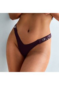 Intica - Stringi niewidoczne pod ubraniem z miękkiej tkaniny Ellina. Kolor: czerwony. Materiał: tkanina #3