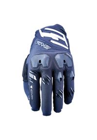 FIVE GLOVES - Rękawiczki E1 - CZARNO-BIAŁE (czarno-białe) - S/8. Kolor: czarny, wielokolorowy, biały. Sport: kolarstwo #1