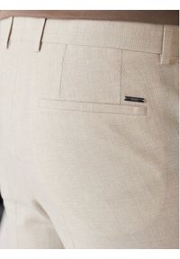 BOSS Spodnie materiałowe H-Genius-253 50561874 Beżowy Slim Fit. Kolor: beżowy. Materiał: wiskoza #3