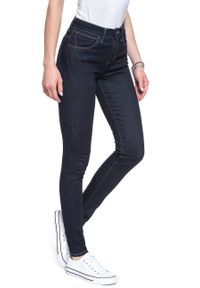 Wrangler - WRANGLER HIGH RISE SKINNY RINSEWASH W27HLU023 112128102. Stan: podwyższony #7
