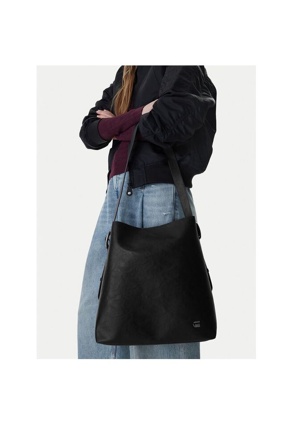 G-Star RAW - Torebka G-Star Raw. Kolor: czarny