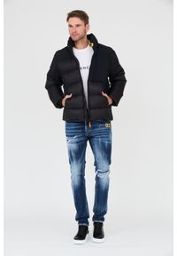 Parajumpers - PARAJUMPERS Czarna męska kurtka Gover, Rozmiar L. Kolor: czarny. Materiał: puch #6